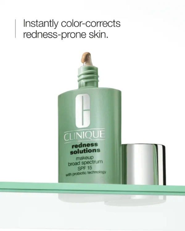 کرم پودر ضد قرمزی کلینیک مدل Redness Solutions SPF 15